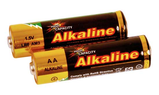 Produktfotografie zweier Batterien